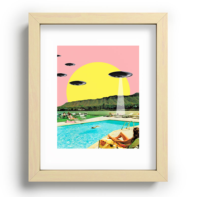 Invasion on vacation (Square) Framed Art Print Gallery Image 95