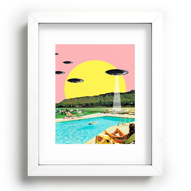 Invasion on vacation (Square) Framed Art Print Gallery Image 103