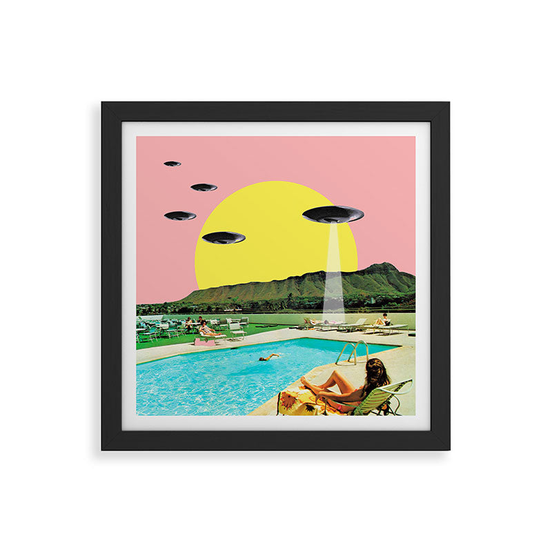 Invasion on vacation (Square) Framed Art Print Gallery Image 50