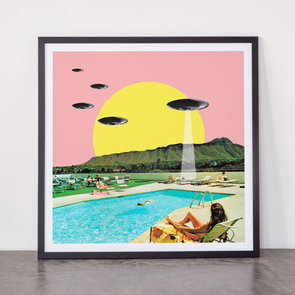 Invasion on vacation (Square) Framed Art Print Gallery Image 55