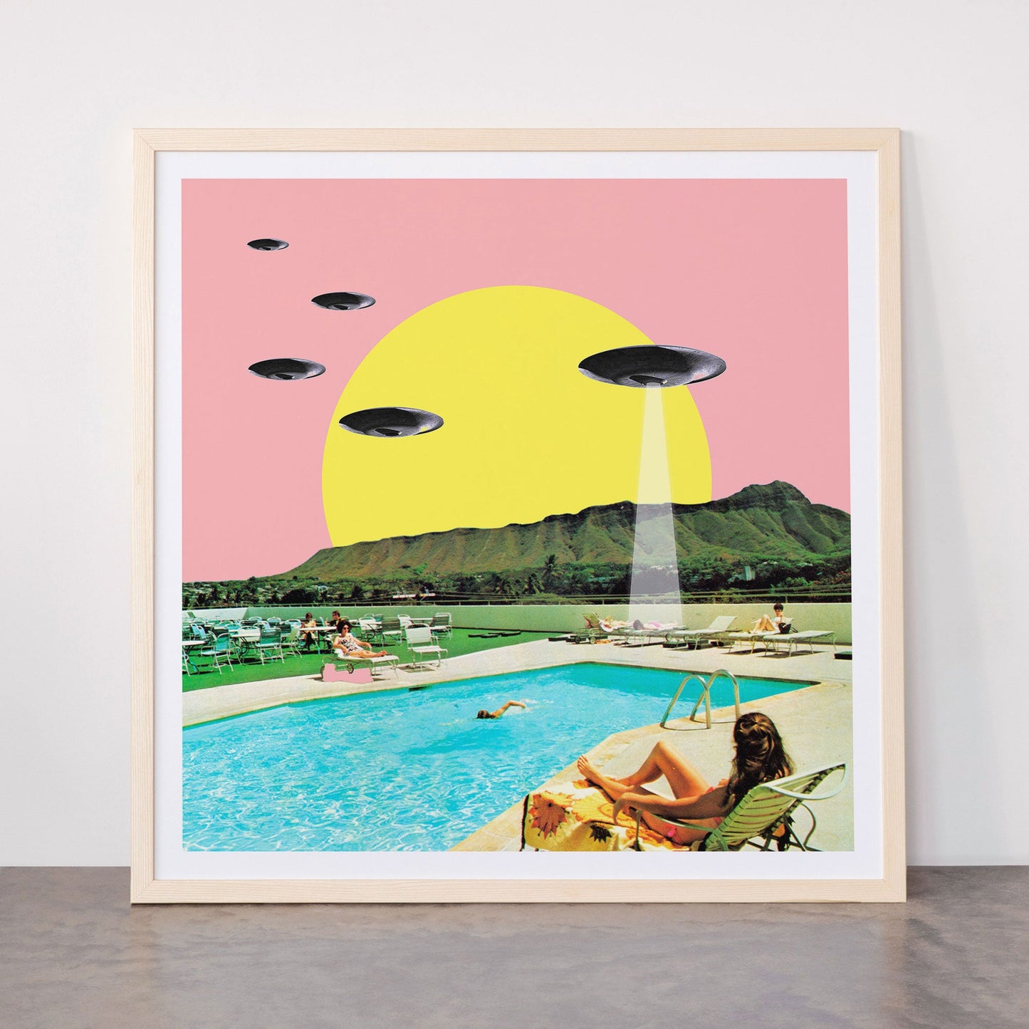 Invasion on vacation (Square) Framed Art Print Gallery Image 77