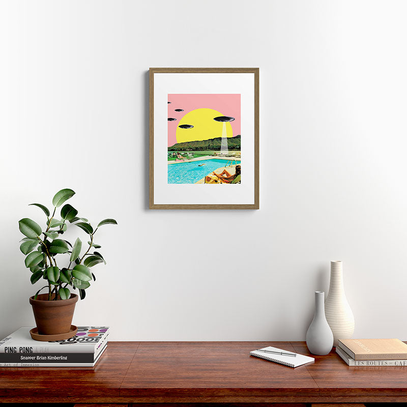 Invasion on vacation (Square) Framed Art Print Gallery Image 16