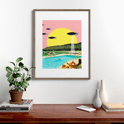 Invasion on vacation (Square) Framed Art Print Gallery Image 19