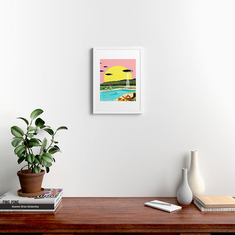 Invasion on vacation (Square) Framed Art Print Gallery Image 32