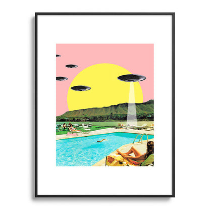 Invasion on vacation (Square) Framed Art Print Gallery Image 115