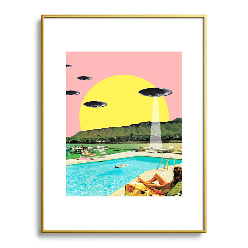 Invasion on vacation (Square) Framed Art Print Gallery Image 124
