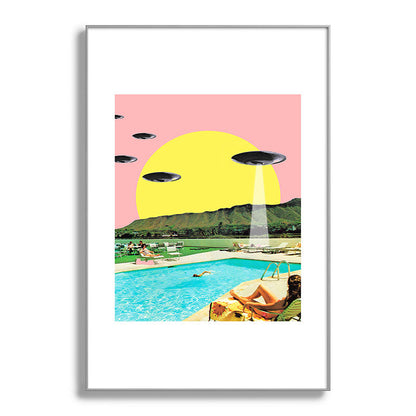 Invasion on vacation (Square) Framed Art Print Gallery Image 138