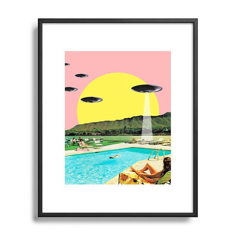 Invasion on vacation (Square) Framed Art Print Gallery Image 111