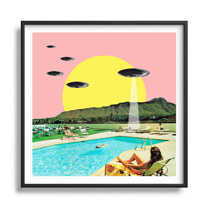 Invasion on vacation (Square) Framed Art Print Gallery Image 122