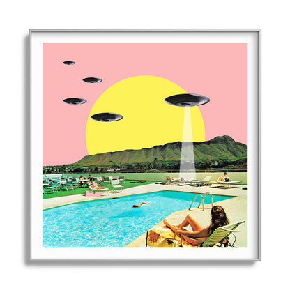 Invasion on vacation (Square) Framed Art Print Gallery Image 141