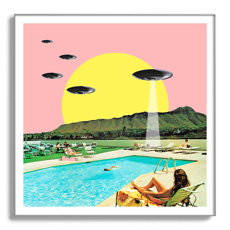 Invasion on vacation (Square) Framed Art Print Gallery Image 142
