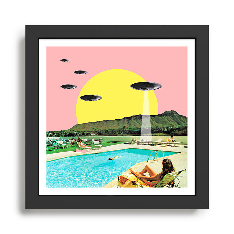 Invasion on vacation (Square) Framed Art Print Gallery Image 2