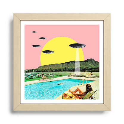 Invasion on vacation (Square) Framed Art Print Gallery Image 24
