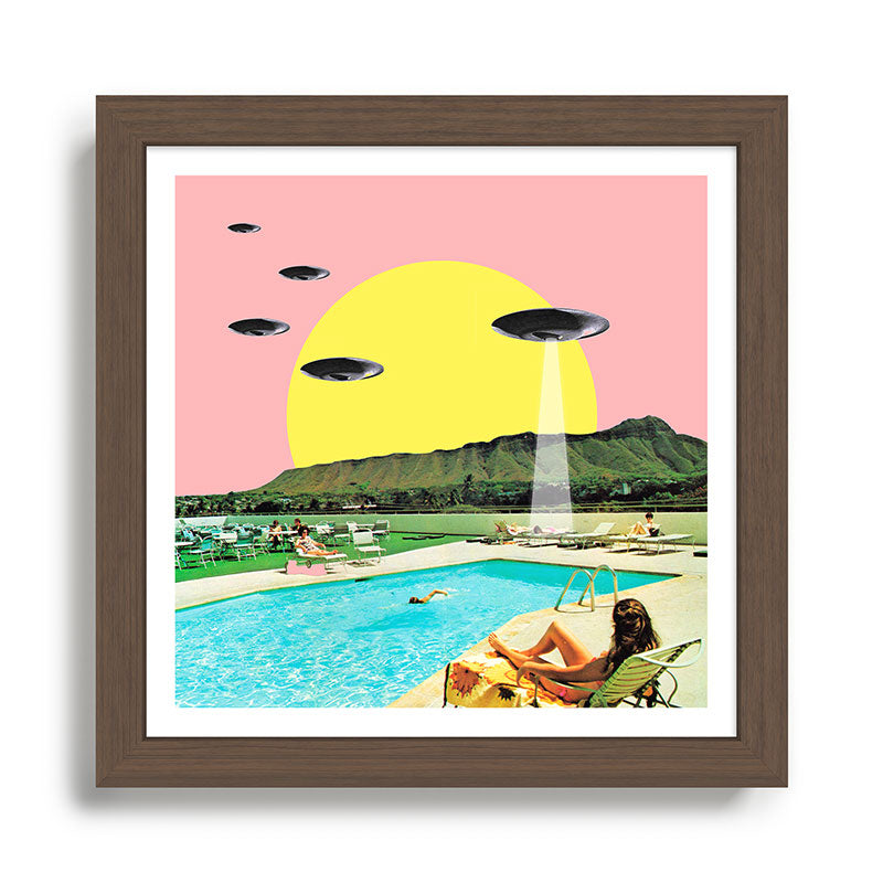 Invasion on vacation (Square) Framed Art Print Gallery Image 13