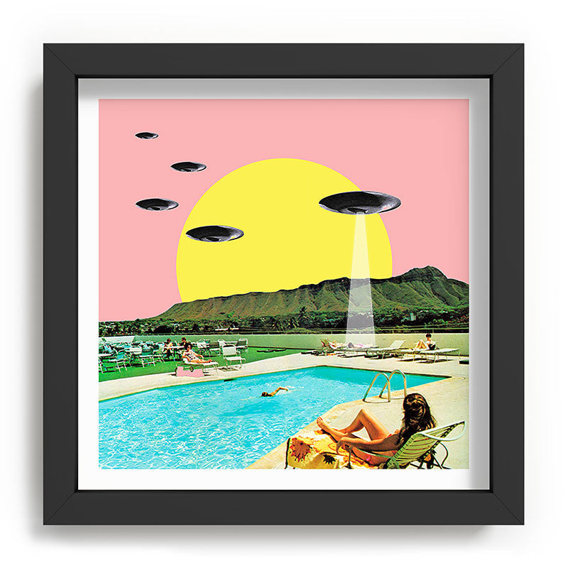 Invasion on vacation (Square) Framed Art Print Gallery Image 90