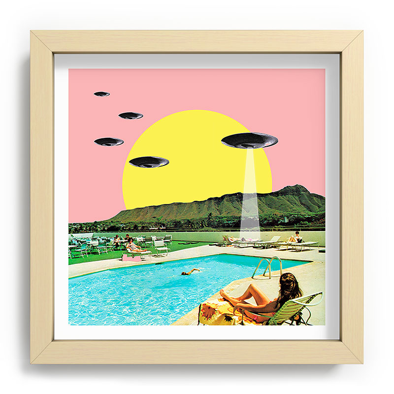 Invasion on vacation (Square) Framed Art Print Gallery Image 106