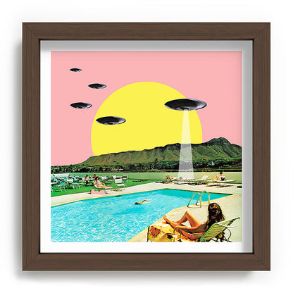 Invasion on vacation (Square) Framed Art Print Gallery Image 98