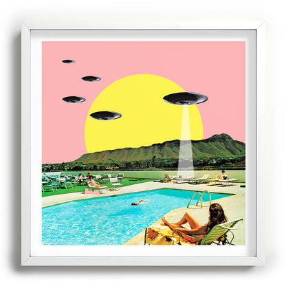 Invasion on vacation (Square) Framed Art Print Gallery Image 118