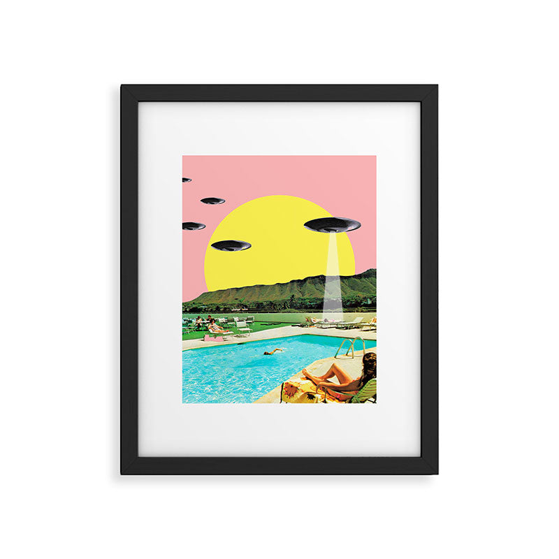 Invasion on vacation (Square) Framed Art Print Gallery Image 6