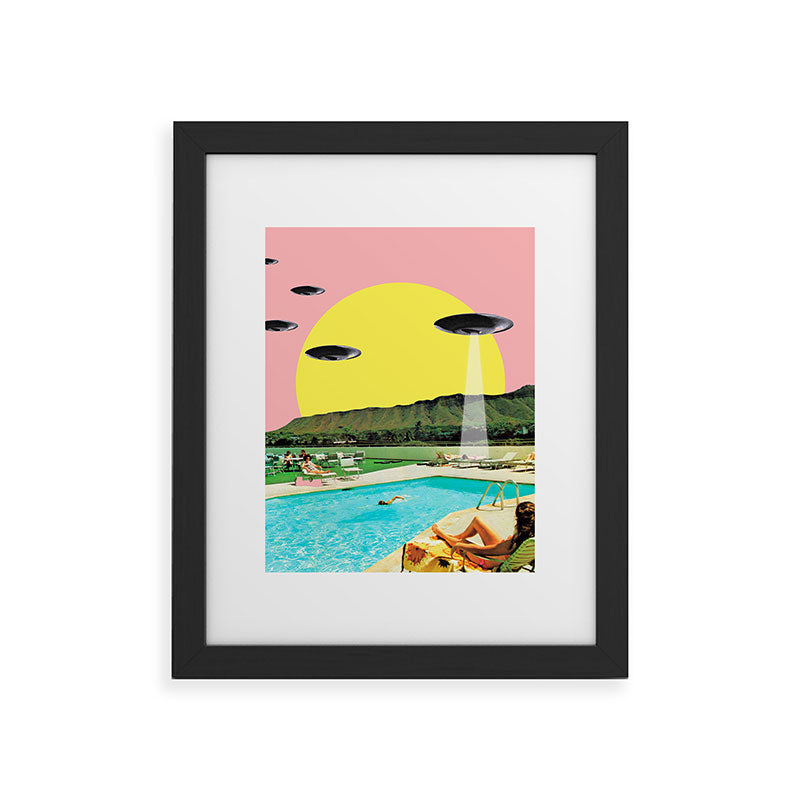 Invasion on vacation (Square) Framed Art Print Gallery Image 47