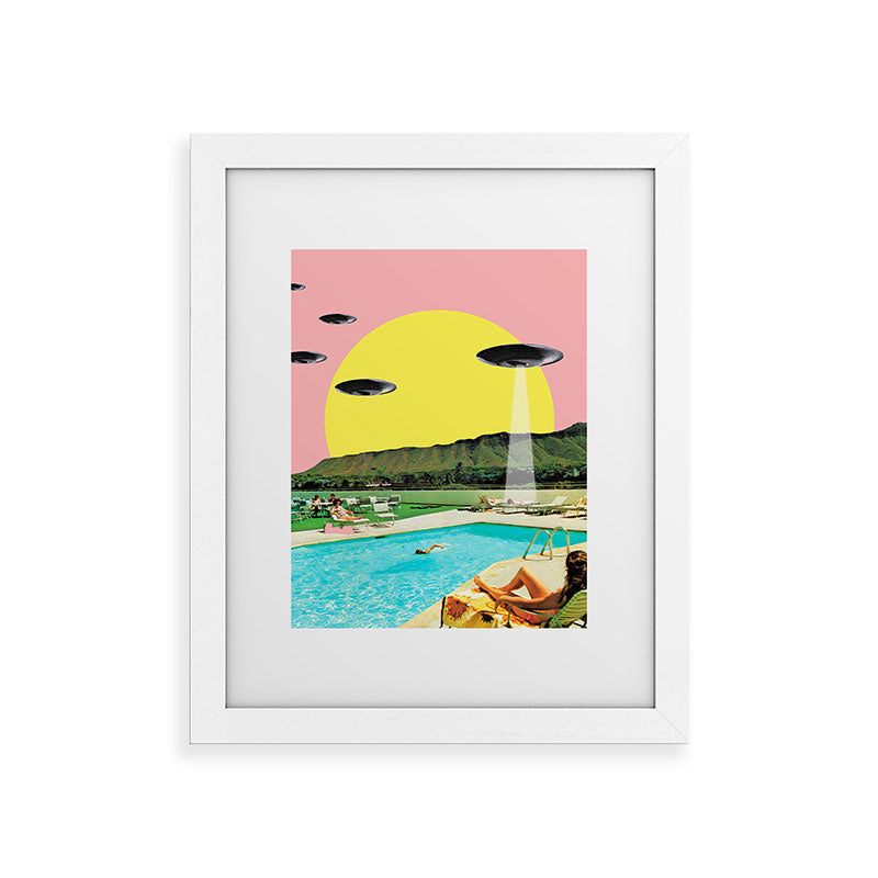 Invasion on vacation (Square) Framed Art Print Gallery Image 69