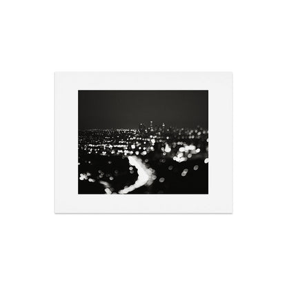 Los Angeles cityscape. L.A. Noir Art Print Gallery Image 4