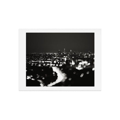 Los Angeles cityscape. L.A. Noir Art Print Gallery Image 7