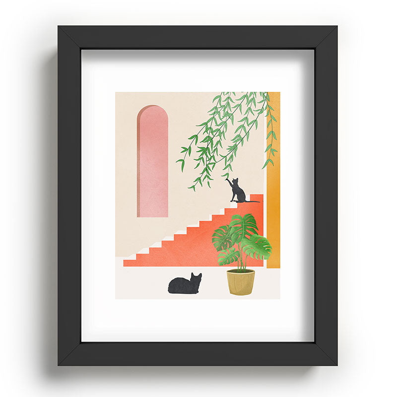Cat Space II Framed Art Print Gallery Image 57