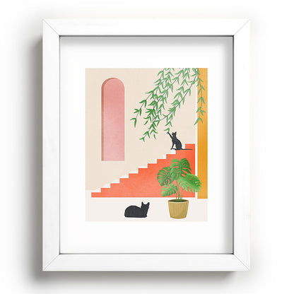 Cat Space II Framed Art Print Gallery Image 76