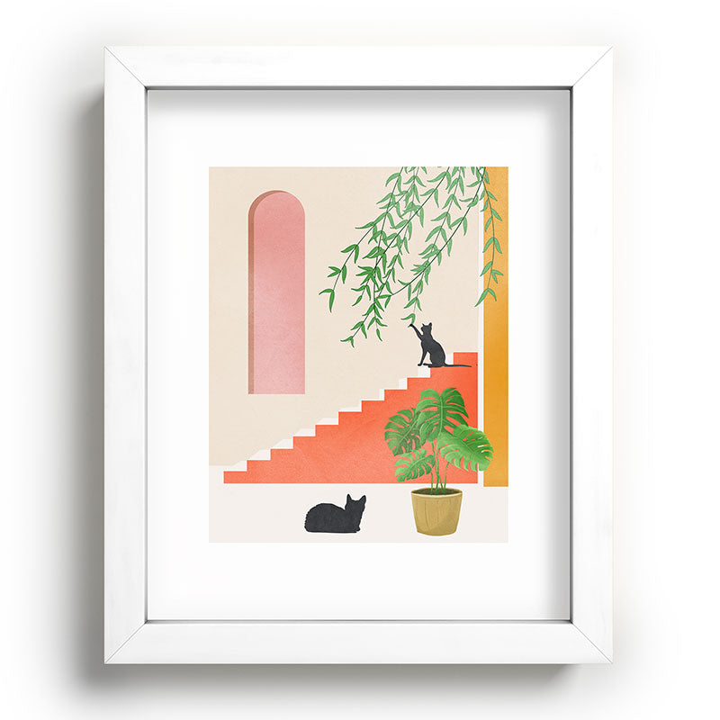 Cat Space II Framed Art Print Gallery Image 75
