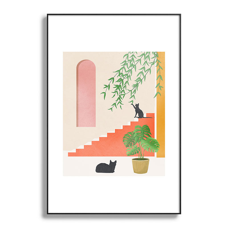 Cat Space II Framed Art Print Gallery Image 86