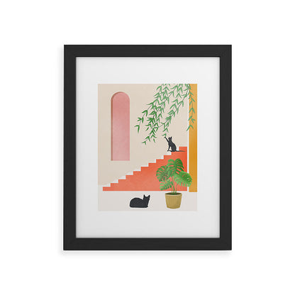 Cat Space II Framed Art Print Gallery Image 34