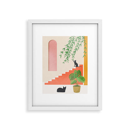 Cat Space II Framed Art Print Gallery Image 26