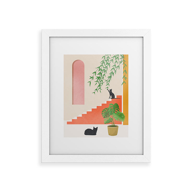 Cat Space II Framed Art Print Gallery Image 50