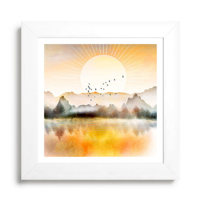 Lake Sunrise Framed Art Print Gallery Image 79