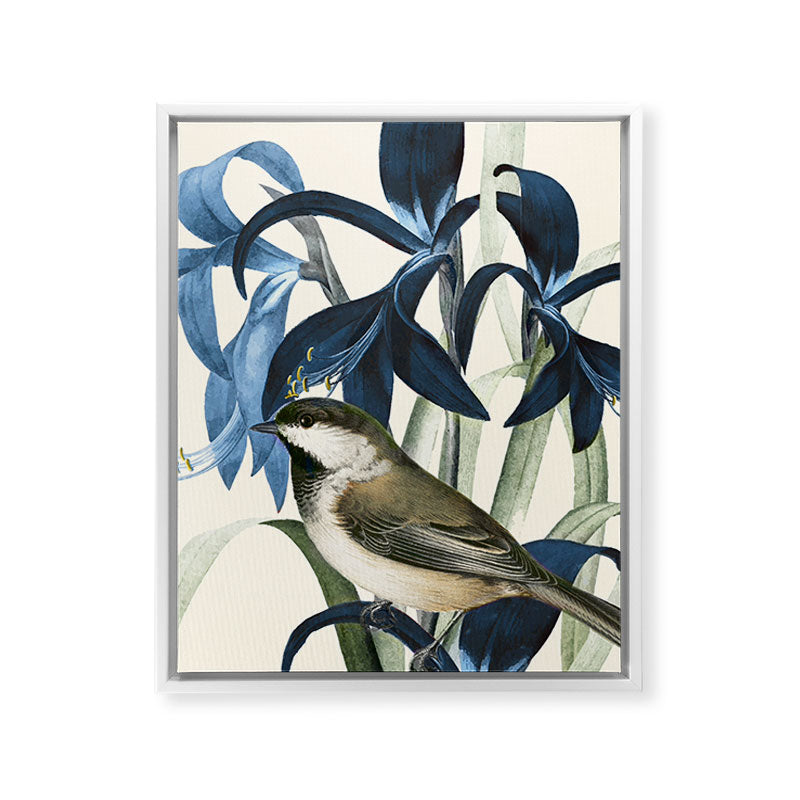 Little Bird and Flowers II Framed Canvas Print Gallery Image 23