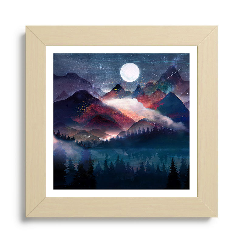 Mountain Lake Under the Stars Framed Art Print Gallery Image 68
