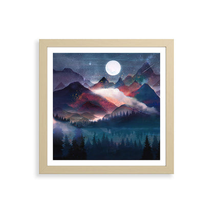 Mountain Lake Under the Stars Framed Art Print Gallery Image 71