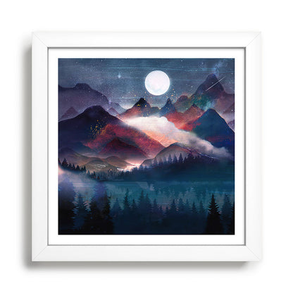 Mountain Lake Under the Stars Framed Art Print Gallery Image 35
