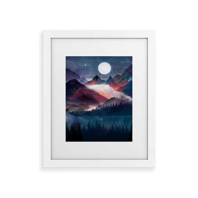 Mountain Lake Under the Stars Framed Art Print Gallery Image 73