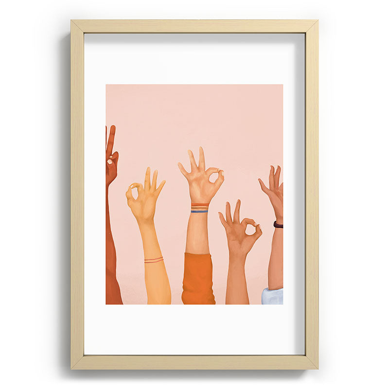 OK Framed Art Print Gallery Image 71
