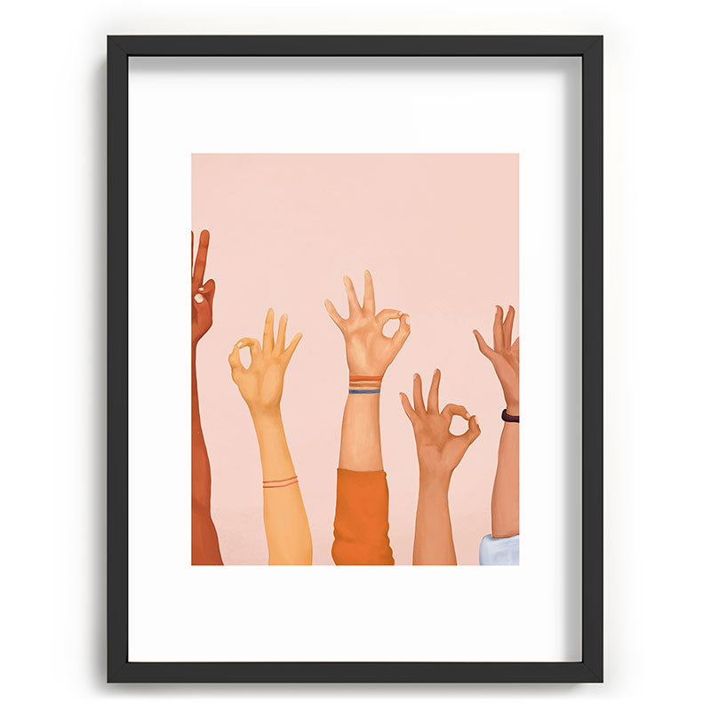 OK Framed Art Print Gallery Image 60