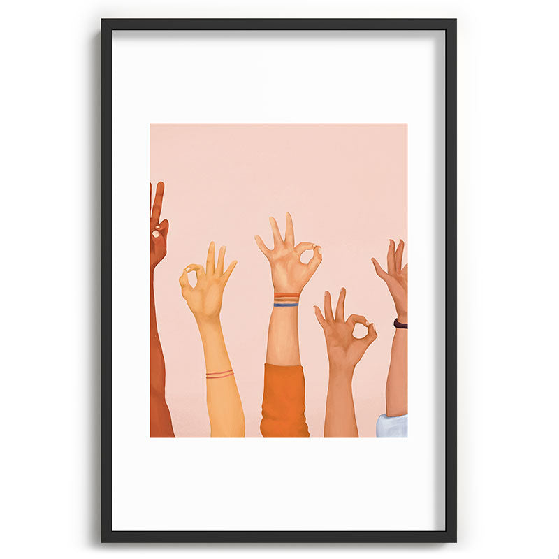OK Framed Art Print Gallery Image 62