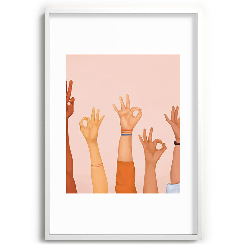 OK Framed Art Print Gallery Image 80