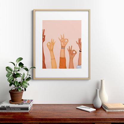 OK Framed Art Print Gallery Image 21