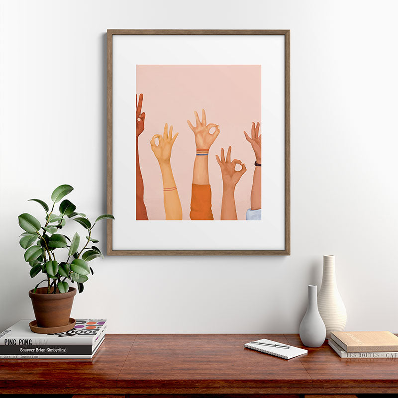 OK Framed Art Print Gallery Image 14
