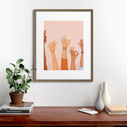 OK Framed Art Print Gallery Image 42