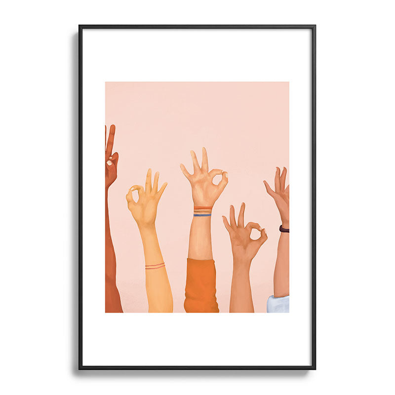 OK Framed Art Print Gallery Image 83