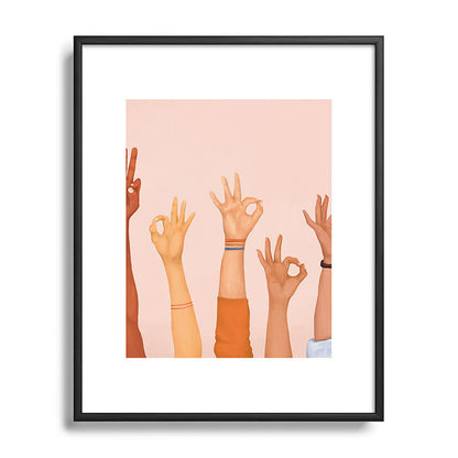 OK Framed Art Print Gallery Image 81
