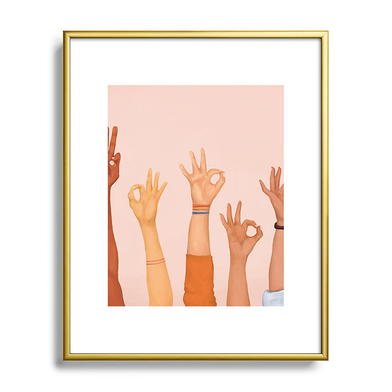 OK Framed Art Print Gallery Image 89